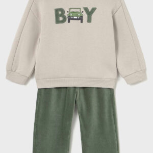 Completo pantalone e felpa neonato